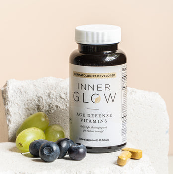 This anti-aging supplement contains extracts from all-natural ingredients, including blueberries, ginger, turmeric, grape seeds, green tea, and more
